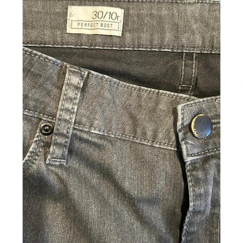 Gap 1969 Perfect Boot Jeans Womens 30/10r Dark Gray Charcoal Stretch Bootcut Y2K